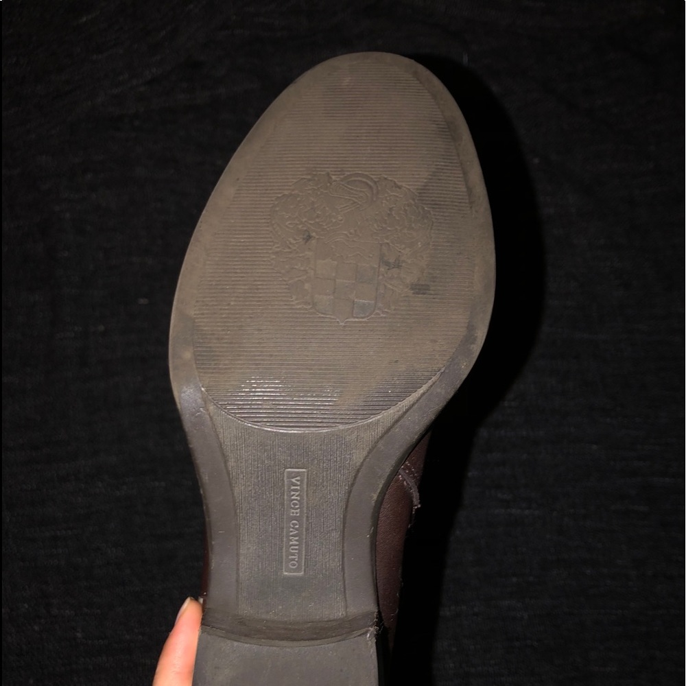 VINCE CAMUTO Brooklee Boot LEATHER BROWN 7.5 - Picture 5 of 8